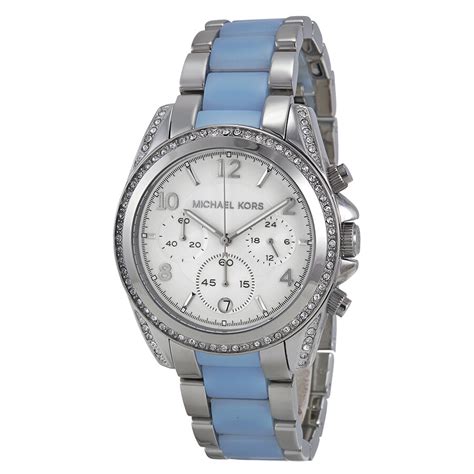 michael kors silver watch small face|michael kors blair watch silver.